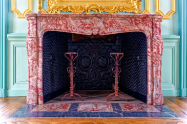 Cheminée - Salon vert